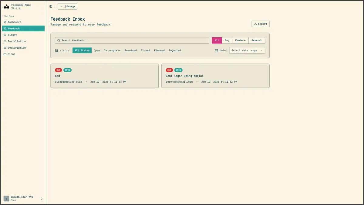 Feedback Fuse image 1